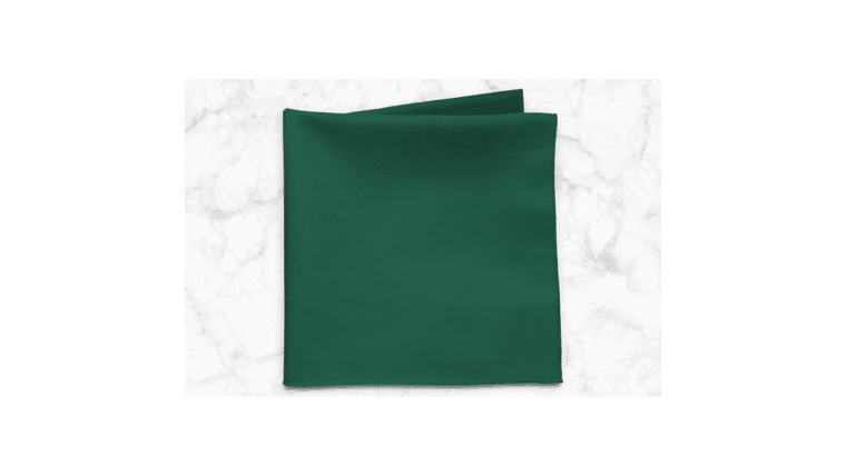 Lamour Satin Napkin 20″x20″ – Emerald Green | Rental