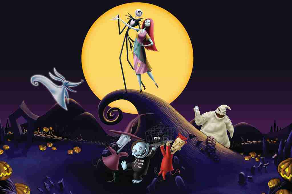 Nightmare Before Christmas Hillside Backdrop | Rental Nightmare Before Christmas Hillside Backdrop | Rental