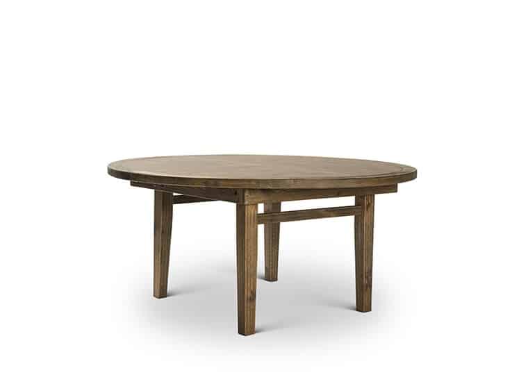 Antique Round Farm Dining Table | Rental