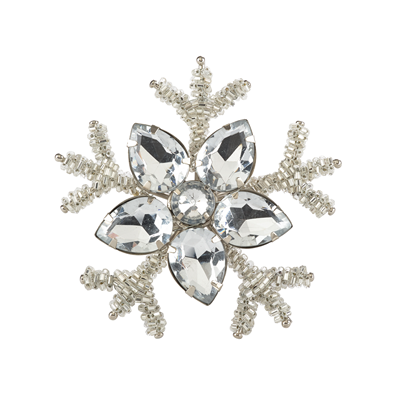 NR136 Snowflake Design Napkin Ring | Rental