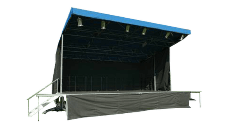 24′ x 16′ Marshall Austin Mobile Elevated Stage Platform | Rental 24′ x 16′ Marshall Austin Mobile Elevated Stage Platform | Rental