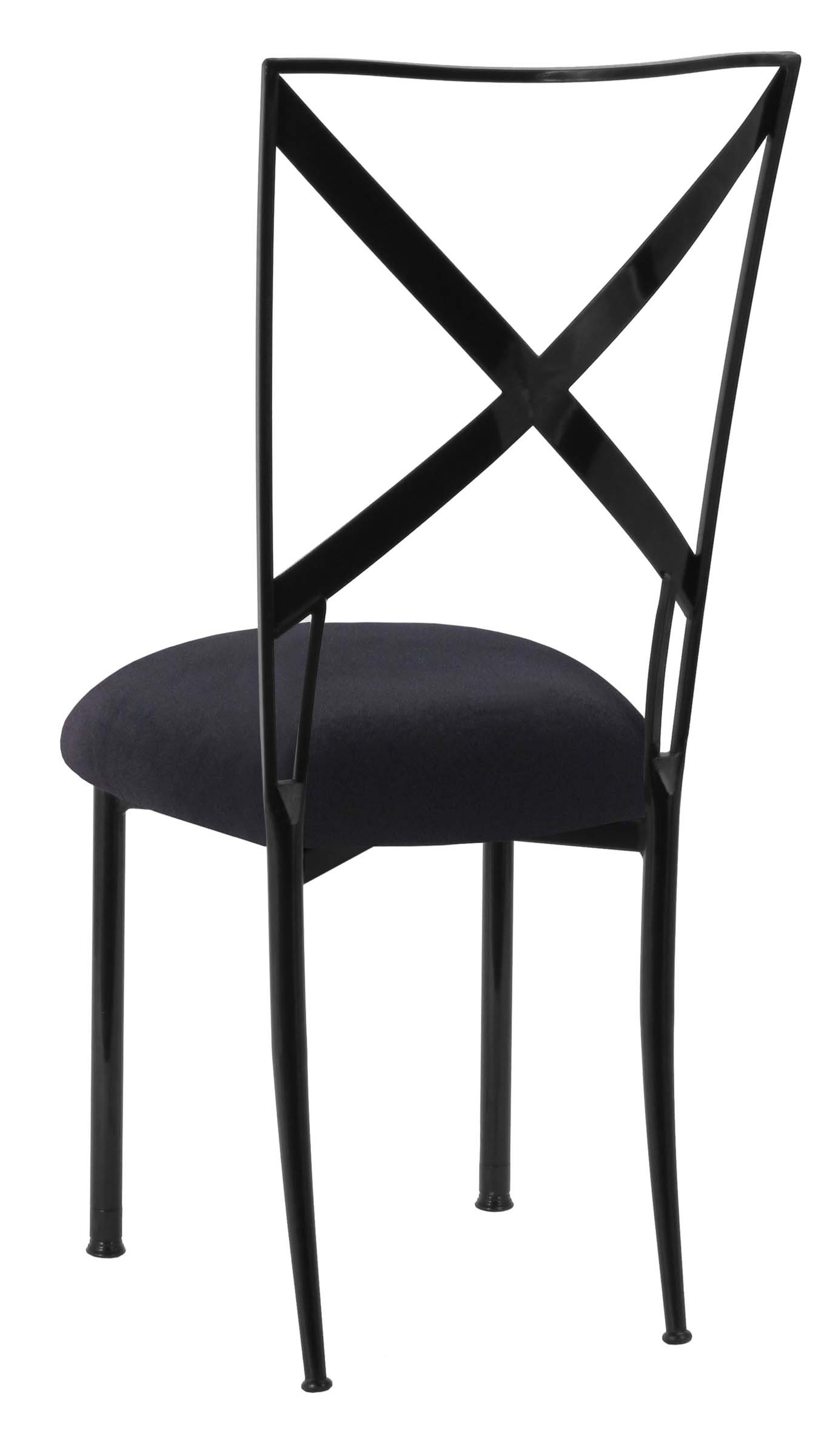 Blak. with Black Velvet Cushion – Chameleon Chair Collection | Rental