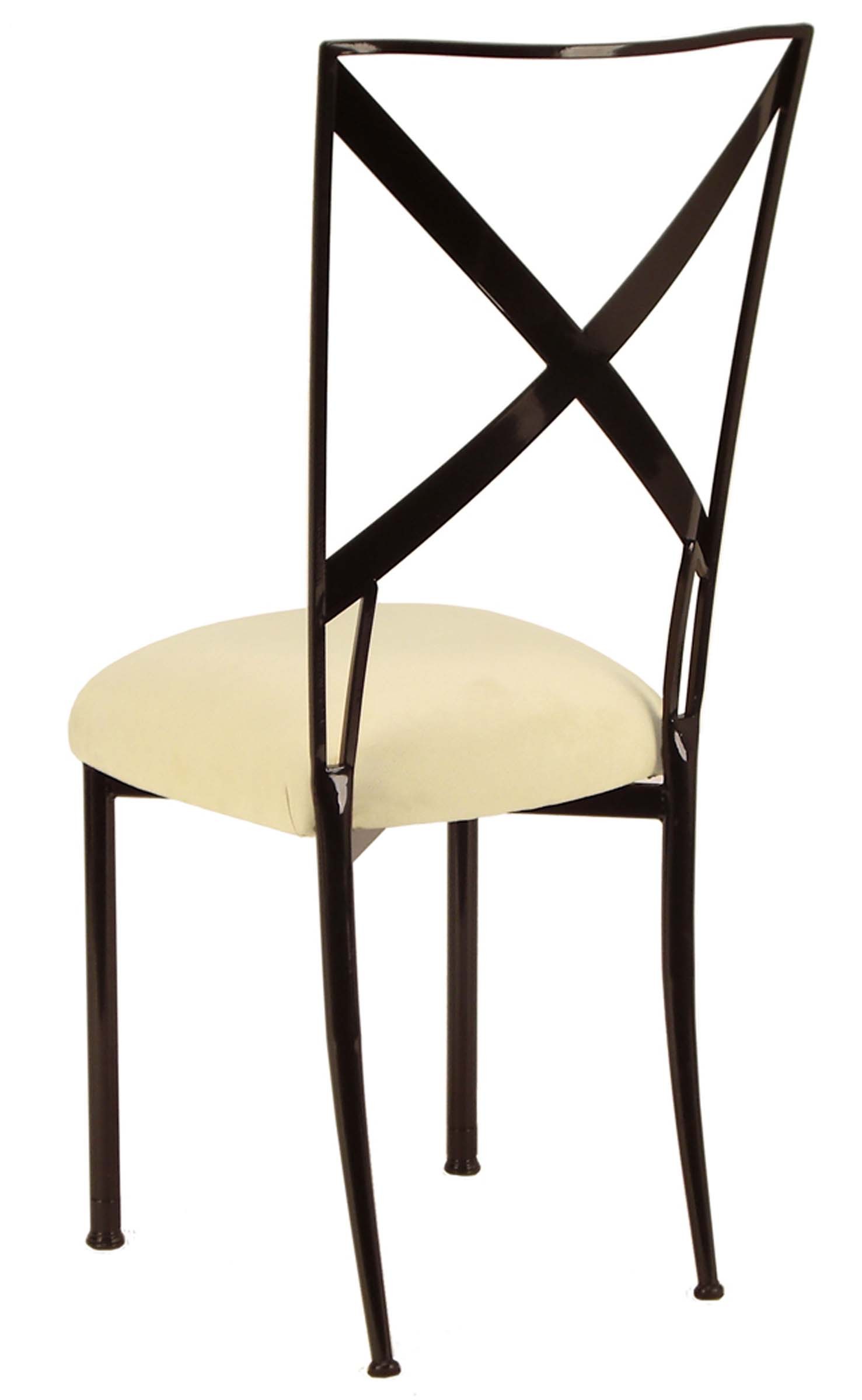 Blak. with Buttercup Suede Boxed Cushion – Chameleon Chair Collection | Rental