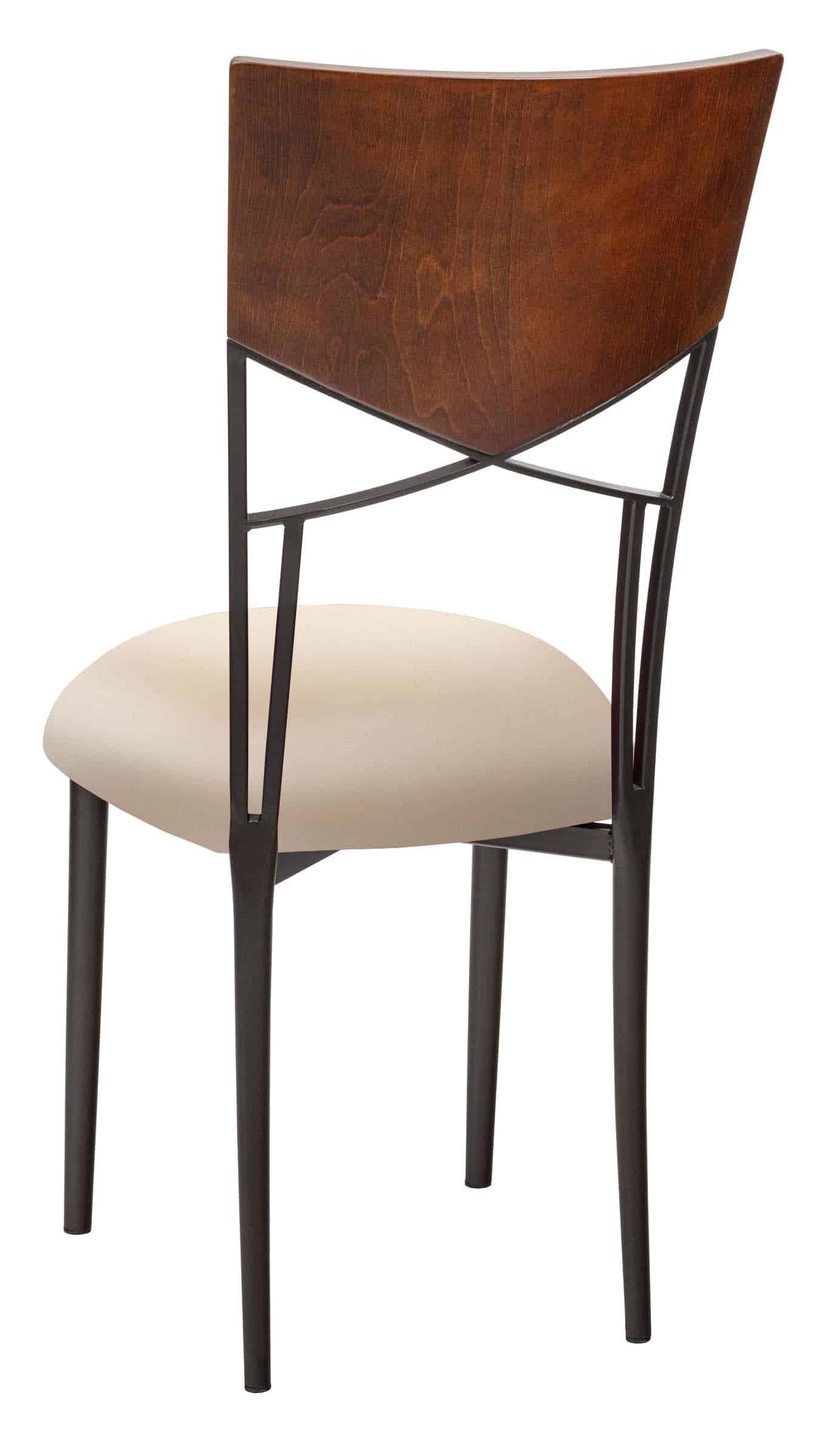 Butterfly Woodback with Buttercream Stretch Knit Cushion – Chameleon Chair Collection | Rental