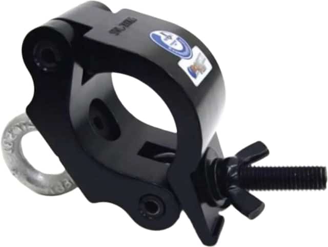 Global Truss 2-Inch Pro Clamp with Eyebolt Black | Rental