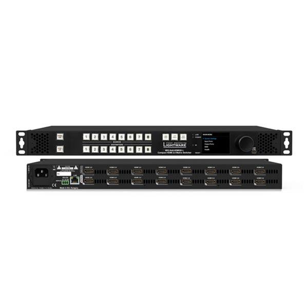 Lightware MX2 8×8 HDMI 2.0 Matrix Switcher | Rental
