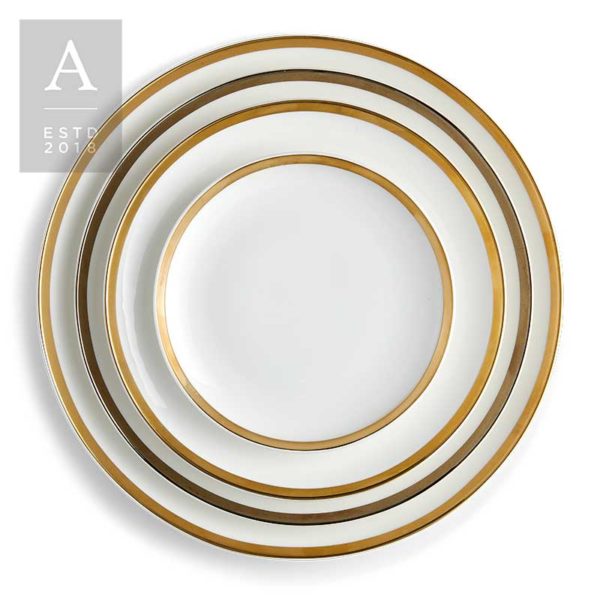 Iris Gold Dishware Collection