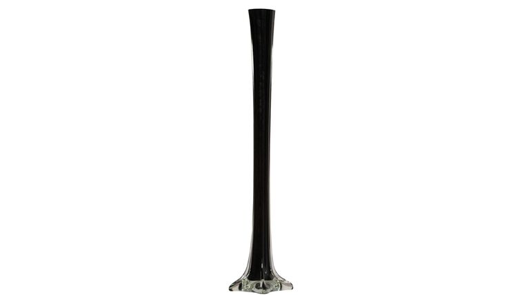 28″ Black Glass Eiffel Tower Vase | Rental 28″ Black Glass Eiffel Tower Vase | Rental