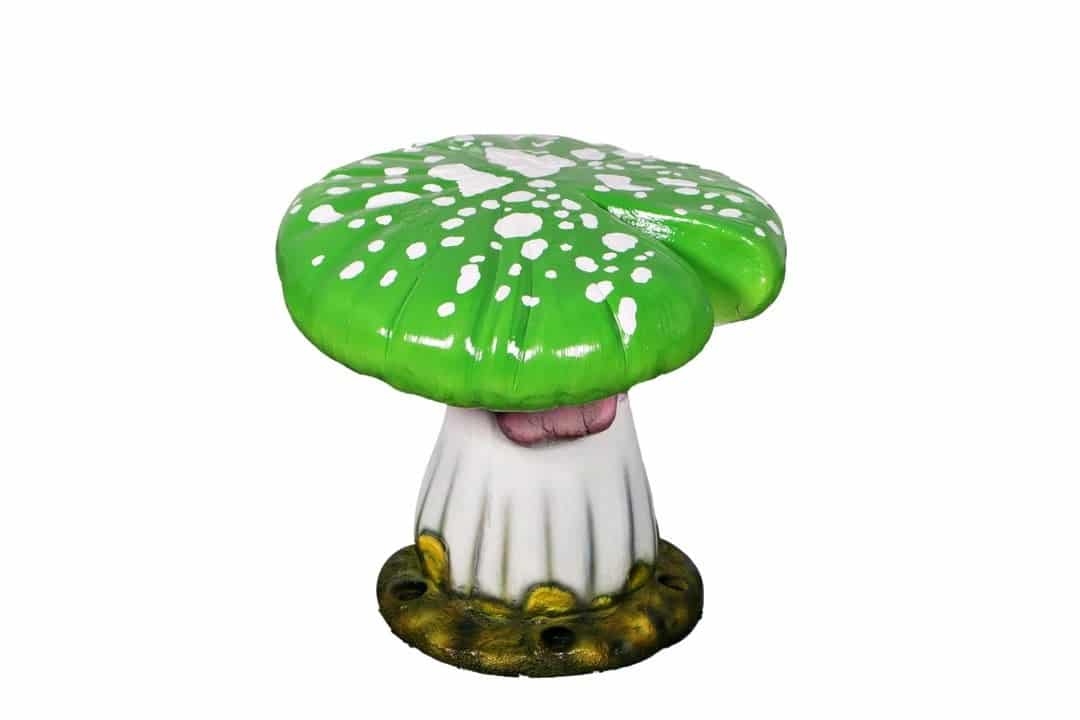 Green Top Mushroom Stool | Rental Green Top Mushroom Stool | Rental
