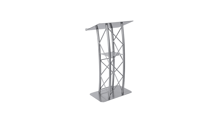 Marta Silver Podium Rental | Rental