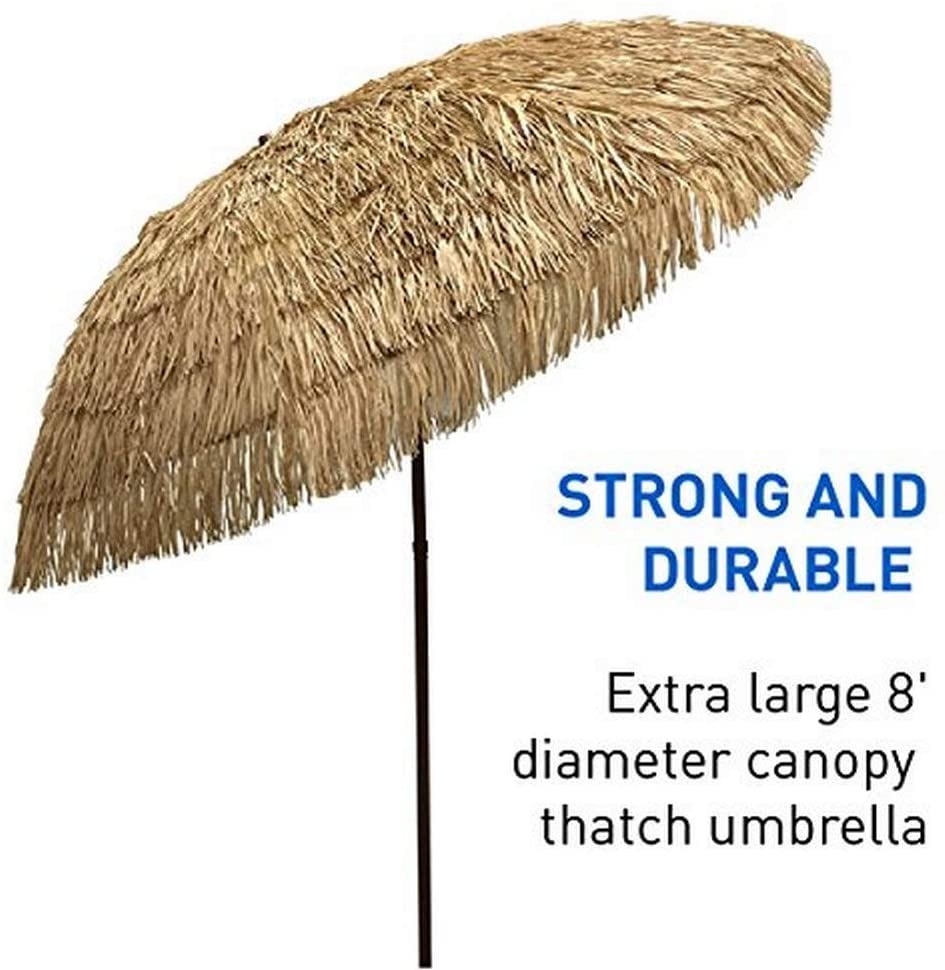 Part | 8′ Market Umbrella Top Only | Natural Tiki Thatch | Used – Purchase | Rental Part | 8′ Market Umbrella Top Only | Natural Tiki Thatch | Used – Purchase | Rental
