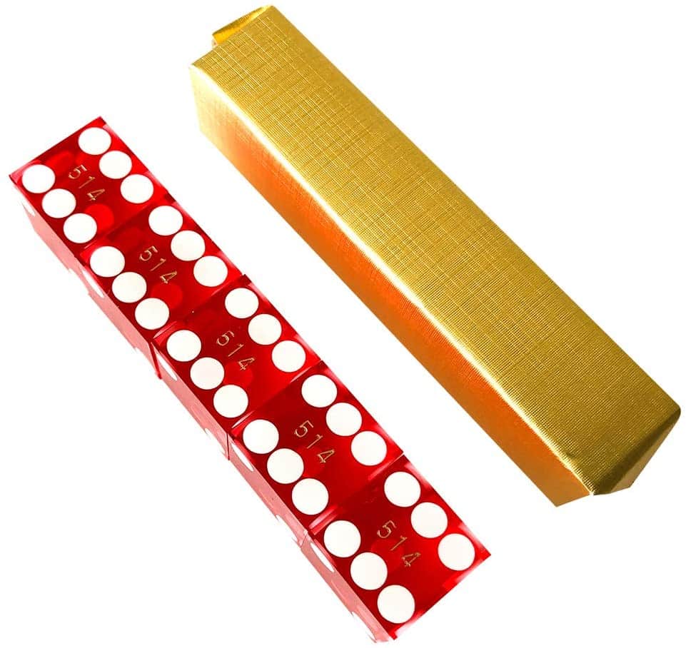 Part – 19mm Red Square Casino Dice | Used – Purchase | Rental
