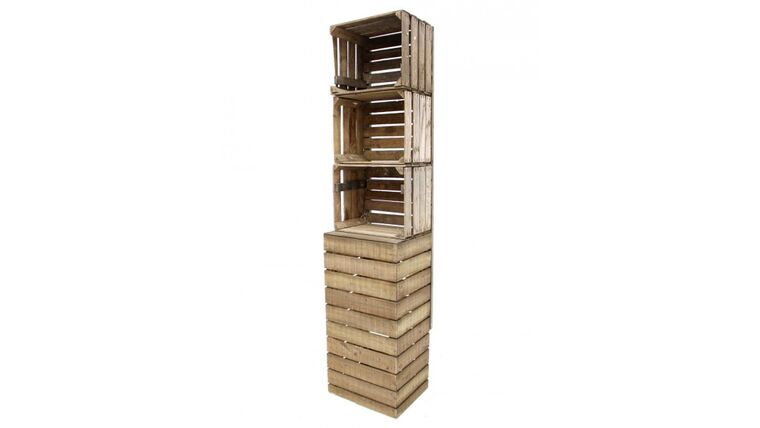 Single Crate Back Bar (3 Shelves) | Rental Single Crate Back Bar (3 Shelves) | Rental