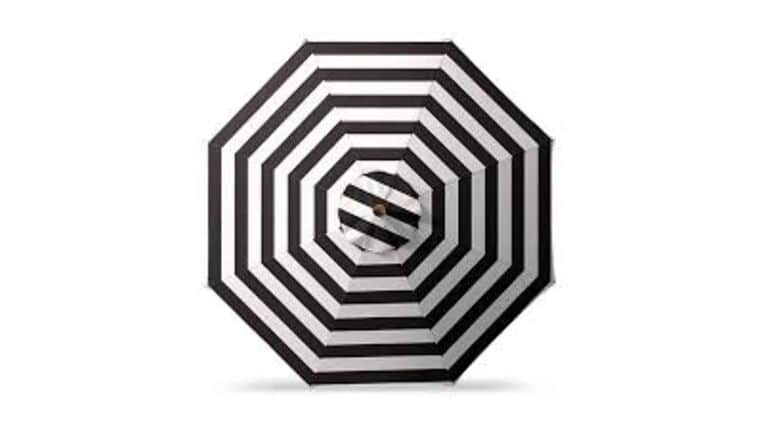 Part | 9′ Market Umbrella Top Only | Black & White Stripe | Rental Part | 9′ Market Umbrella Top Only | Black & White Stripe | Rental