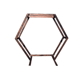 Double Wooden Hexagon Arch | Rental