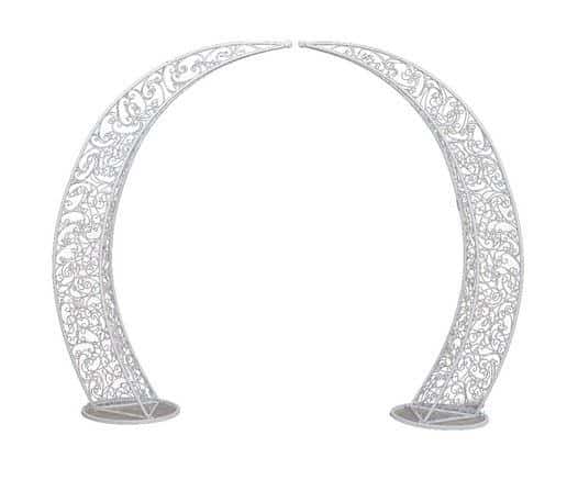 Half Moon Arch – White | Rental