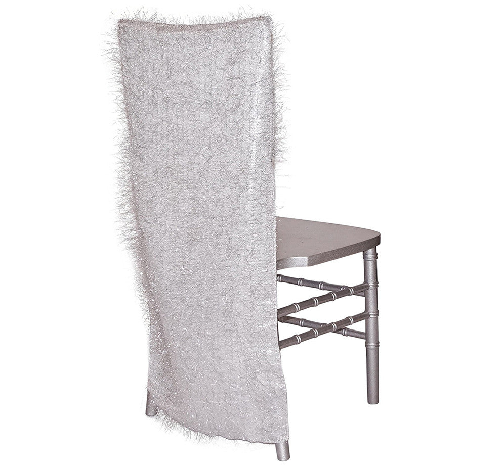 String Metallic Chair Back – Silver | Rental