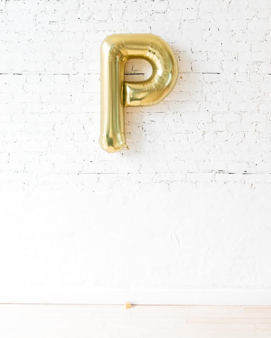 34in Floating Custom Foil Letter | Purchase