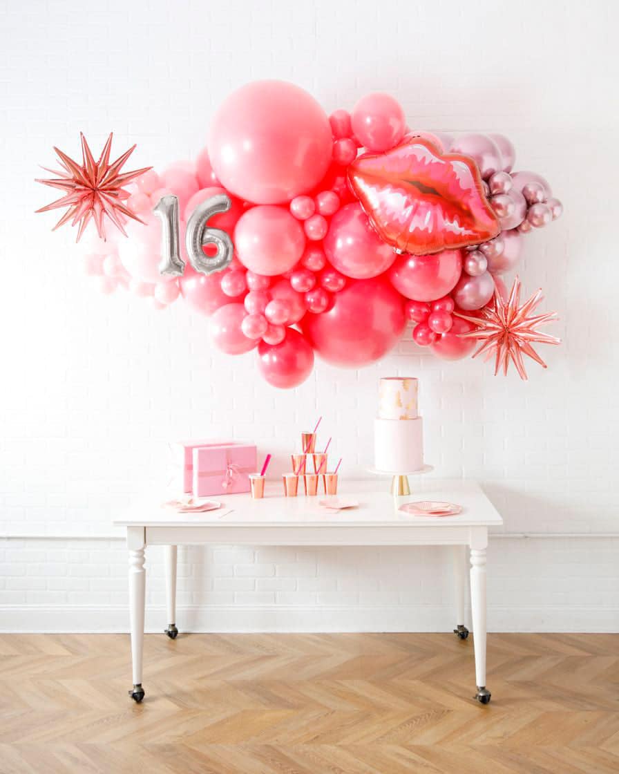 Life In Plastic – Balloon Backdrop Install Piece with Foils – 6ft | Rental Life In Plastic – Balloon Backdrop Install Piece with Foils – 6ft | Rental