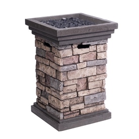Fire Pit – Allen + Roth 30000 BTU 19-1/2″ Canyon Ridge Composite Liquid Propane Fire Pit | Rental