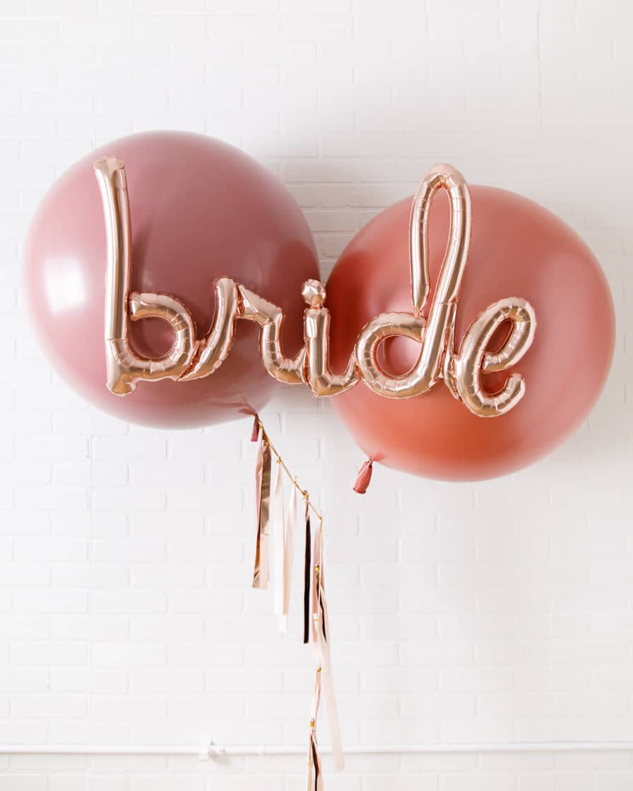 Canyon Moon – Giant Bouquet with Bride Script & Tassel | Rental