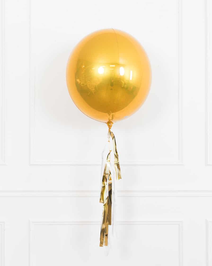 Baptism/Communion – 21in Orb Foil Balloon with Half-Tassel | Rental Baptism/Communion – 21in Orb Foil Balloon with Half-Tassel | Rental