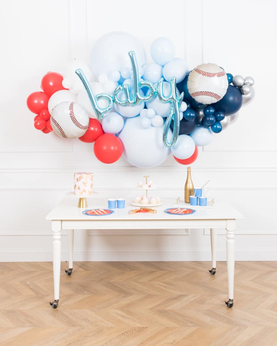 Baseball – BABY Balloon Backdrop Install Piece | Purchase Baseball – BABY Balloon Backdrop Install Piece | Purchase