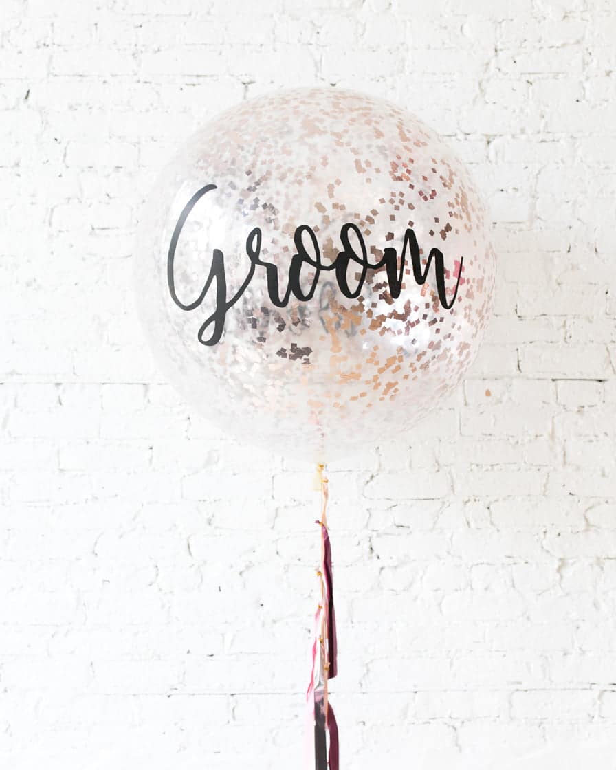 Berry Blush – GROOM Confetti Giant Balloon with Tassel | Purchase Berry Blush – GROOM Confetti Giant Balloon with Tassel | Purchase