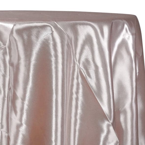 Bridal Satin Table Linen in Blush 075 | Rental