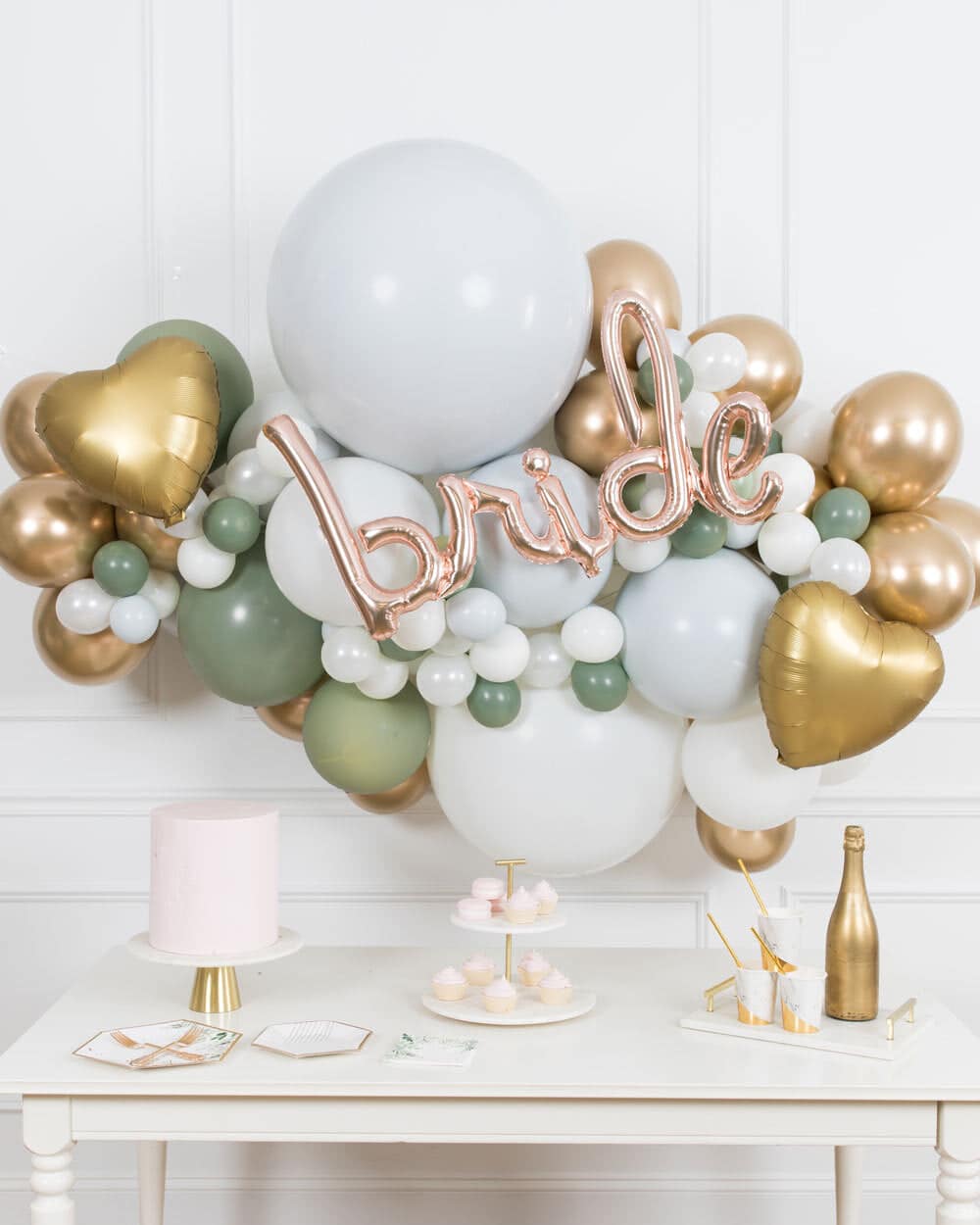 Sicilian Sips – Balloon Backdrop Install Piece with Foils – 6ft | Rental