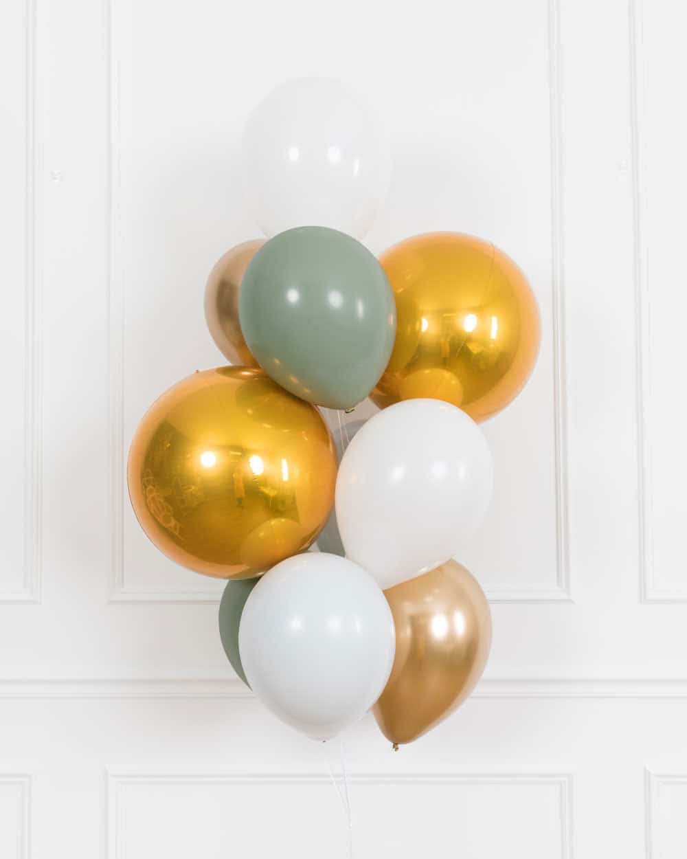 Sicilian Sips – Orb and 11in Balloons – bouquet of 10 | Rental