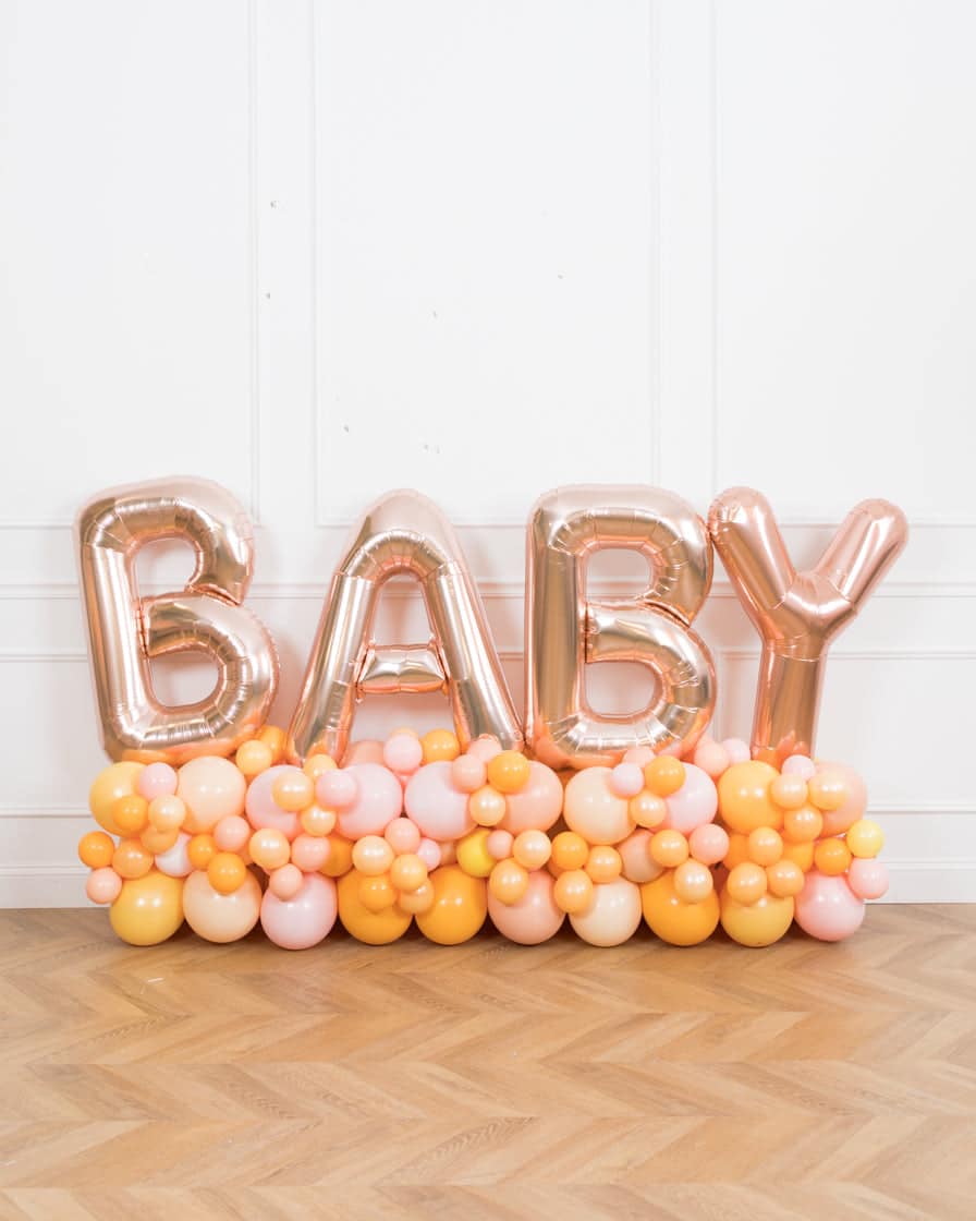 Citrus – BABY Balloon Pedestal – 4ft | Rental