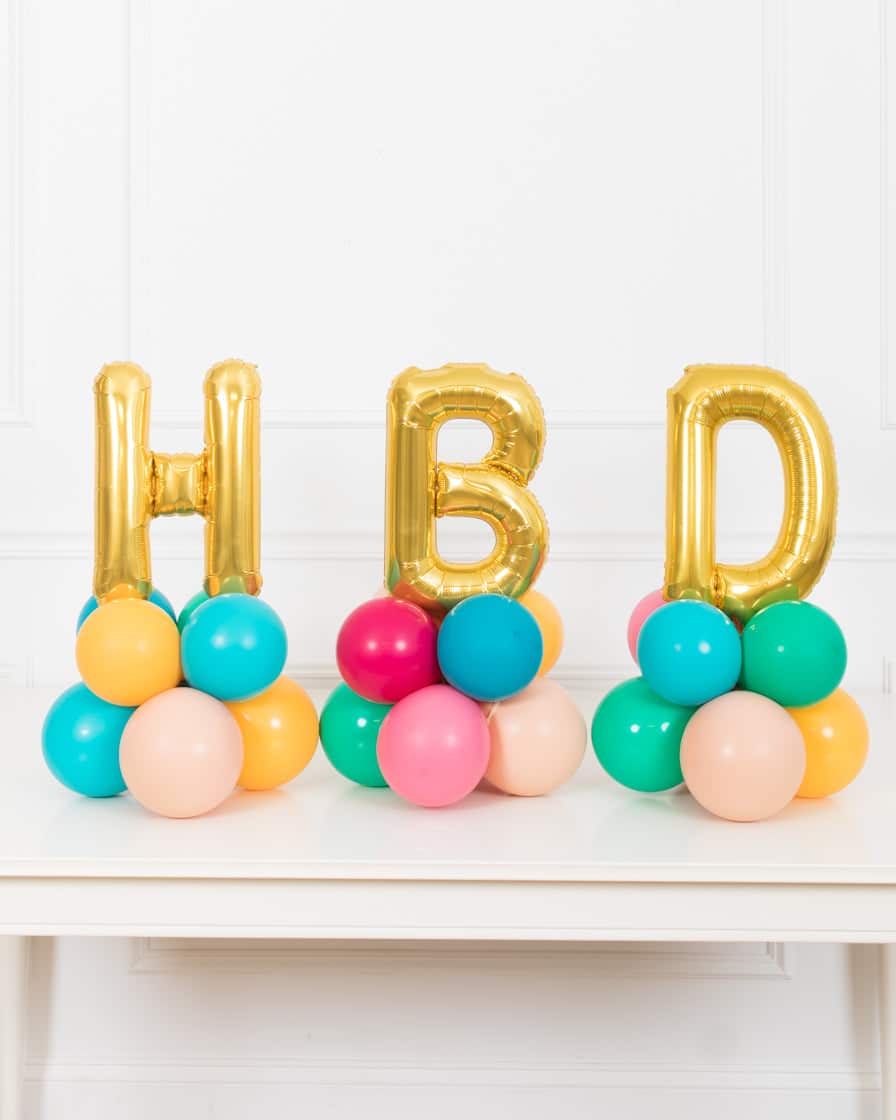 Office Birthday Party – Tabletop HBD Balloons – 1.5FT | Rental Office Birthday Party – Tabletop HBD Balloons – 1.5FT | Rental