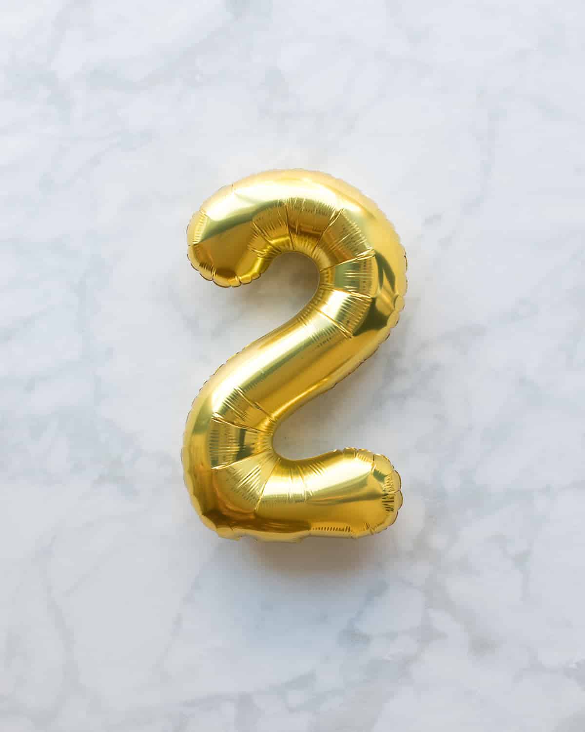 16in Customizable Foil Numbers | Purchase
