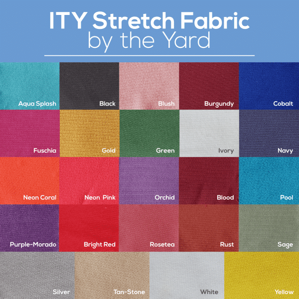 ITY Stretch Fabric by the Yard – 60″ Wide | Rental