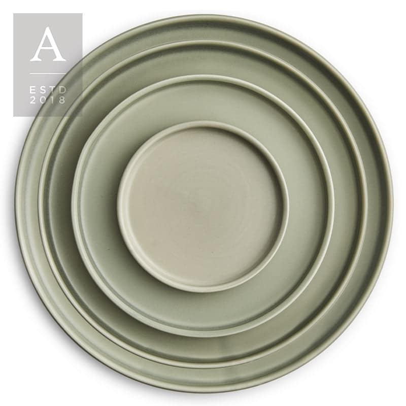 Kaleb Forest Grey Stoneware | Rental