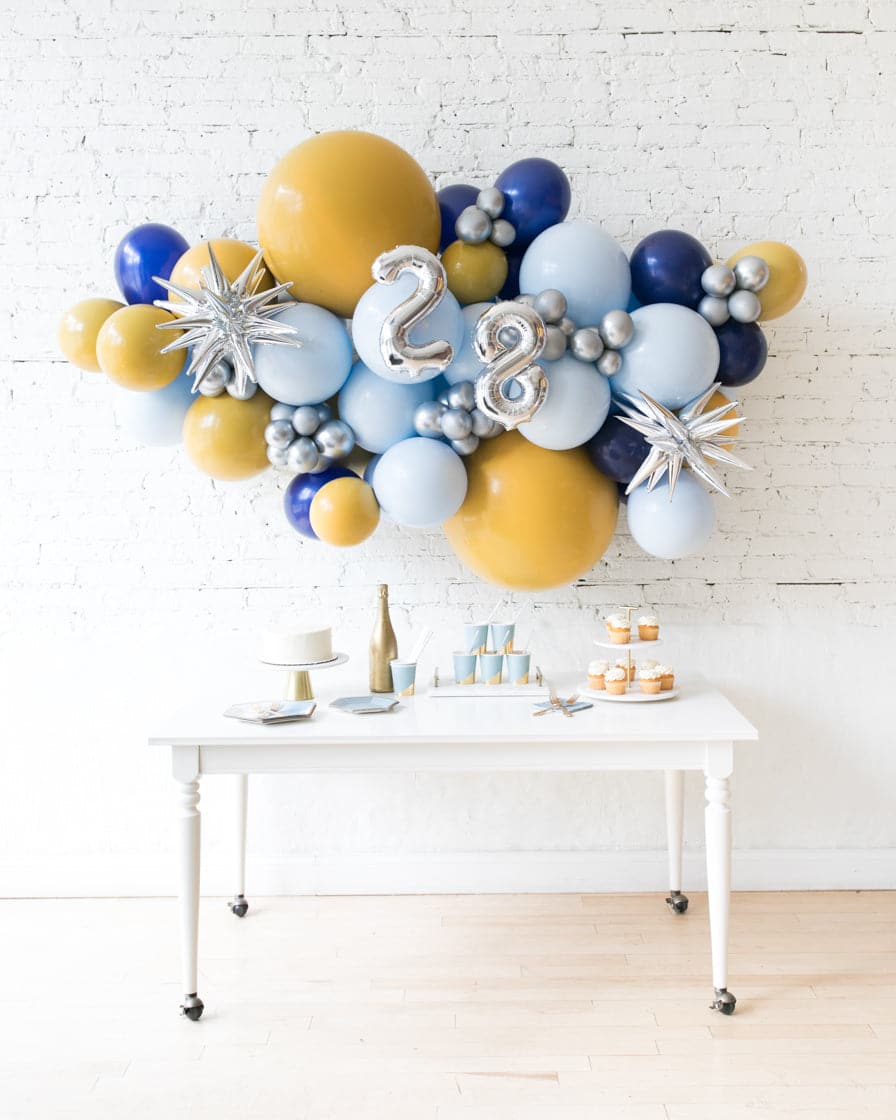 Mid Century Hues – Number Backdrop Balloon Garland Install Piece | Purchase Mid Century Hues – Number Backdrop Balloon Garland Install Piece | Purchase