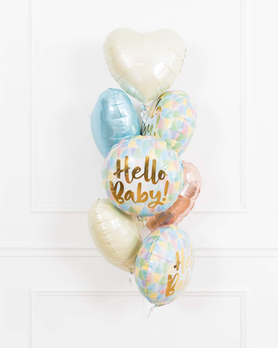 GIFT- Hello Baby Foil Balloon Bouquet | Rental