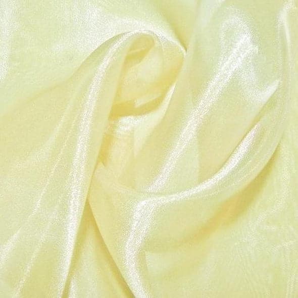 Crystal Organza Wholesale Fabric in Banana 202 Crystal Organza Wholesale Fabric in Banana 202