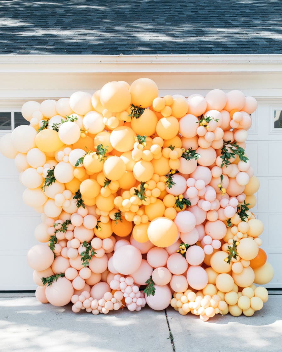 OUTDOOR – Bridal – Balloon Wall with Greenery | Rental OUTDOOR – Bridal – Balloon Wall with Greenery | Rental