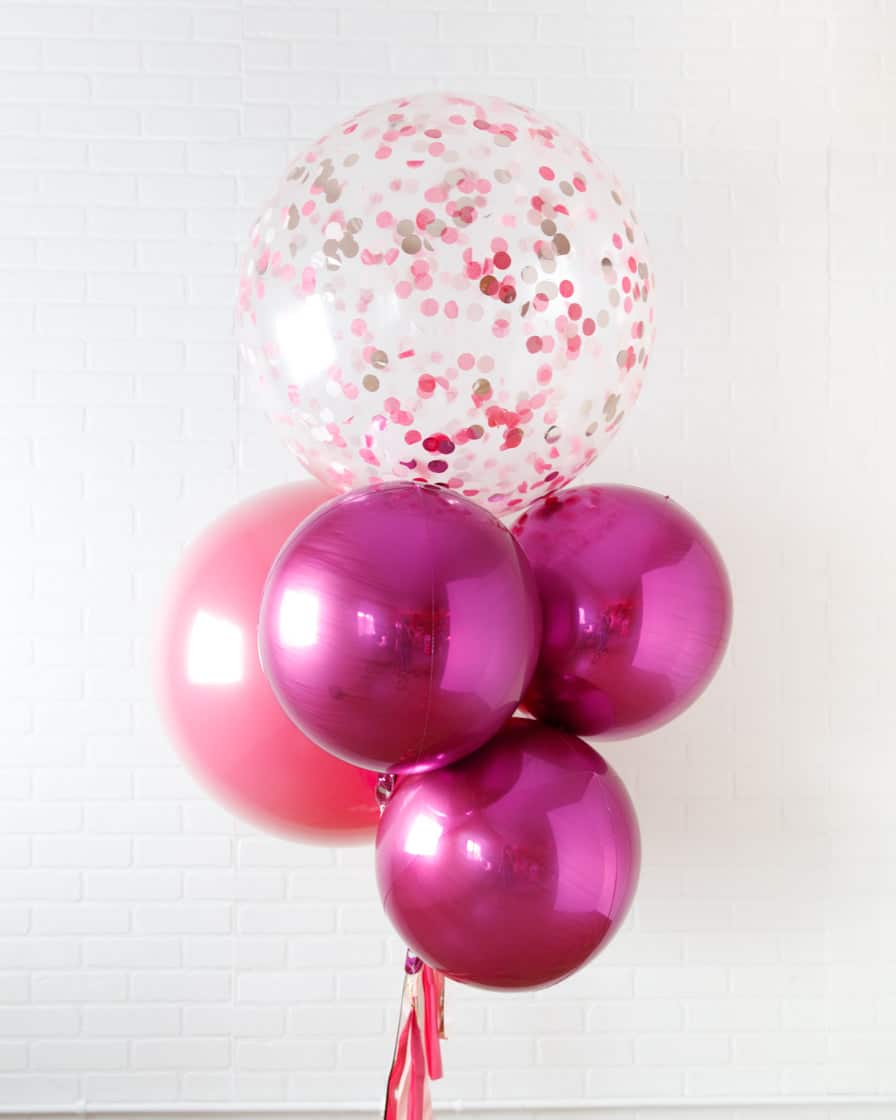 Life In Plastic – Confetti Giant and Orbs Bouquet | Rental Life In Plastic – Confetti Giant and Orbs Bouquet | Rental
