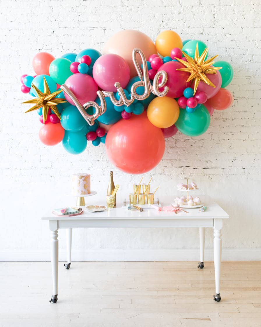 Tropical Time – BRIDE Backdrop Balloon Garland Install Piece | Purchase Tropical Time – BRIDE Backdrop Balloon Garland Install Piece | Purchase