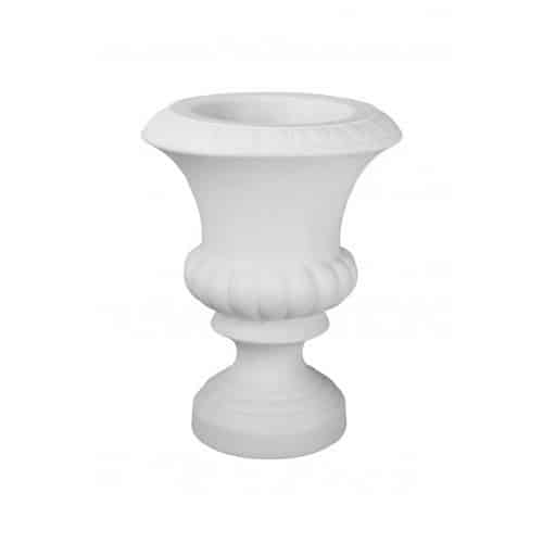 20″ White Classic Urn | Rental