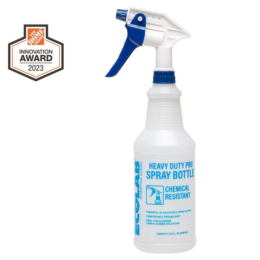 ECOLAB — 32 oz. Heavy Duty Pro All Purpose Spray Bottle; Refillable Bottle with Adjustable Nozzle | Rental