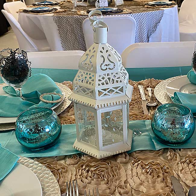 Lacy Moroccan White | Rental