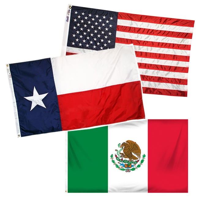American, Texas, Mexico Flags | Purchase American, Texas, Mexico Flags | Purchase