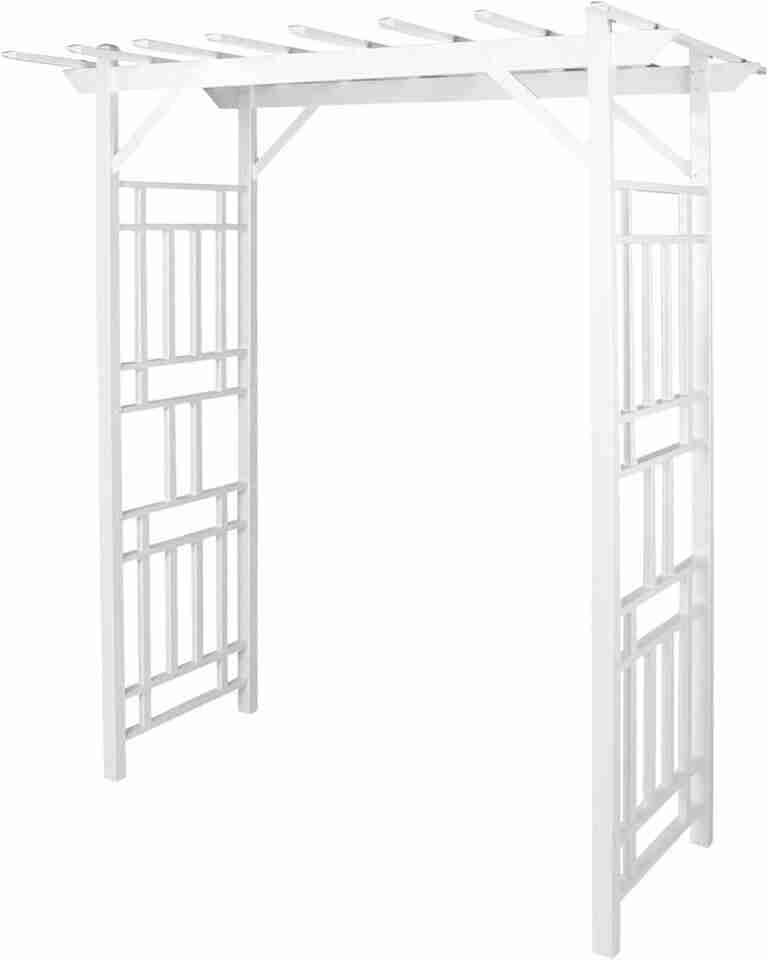 Dura-Trel Wellington Arbor, Vinyl Garden Archway for Outdoors, White, 72″ x 85″ – Backyard Decorative Arch for Pathways & Entrances w/ Trellis Sides for Climbing Plants, Vines & Flowers : Vinyl Arbors : Patio, Lawn & Garden | Rental Dura-Trel Wellington Arbor, Vinyl Garden Archway for Outdoors, White, 72″ x 85″ – Backyard Decorative Arch for Pathways & Entrances w/ Trellis Sides for Climbing Plants, Vines & Flowers : Vinyl Arbors : Patio, Lawn & Garden | Rental