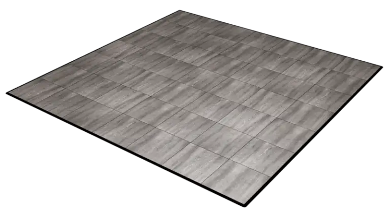 39′ x 39′ Smoked Oak Dance Floor Rental | Rental