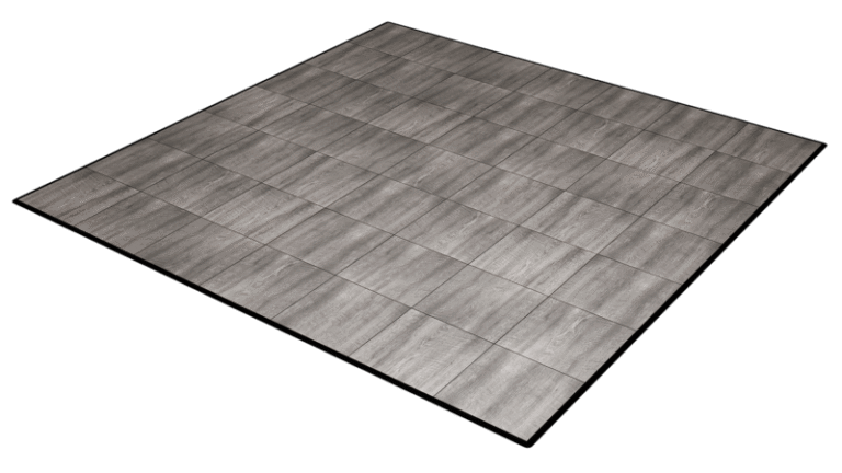 27′ x 27′ Smoked Oak Dance Floor Rental | Rental