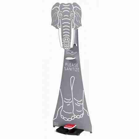 Elephant Foot Pedal Hand Sanitizer Stand | Rental